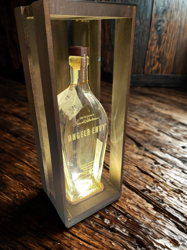 Angel's Envy Bourbon Bottle Lamp