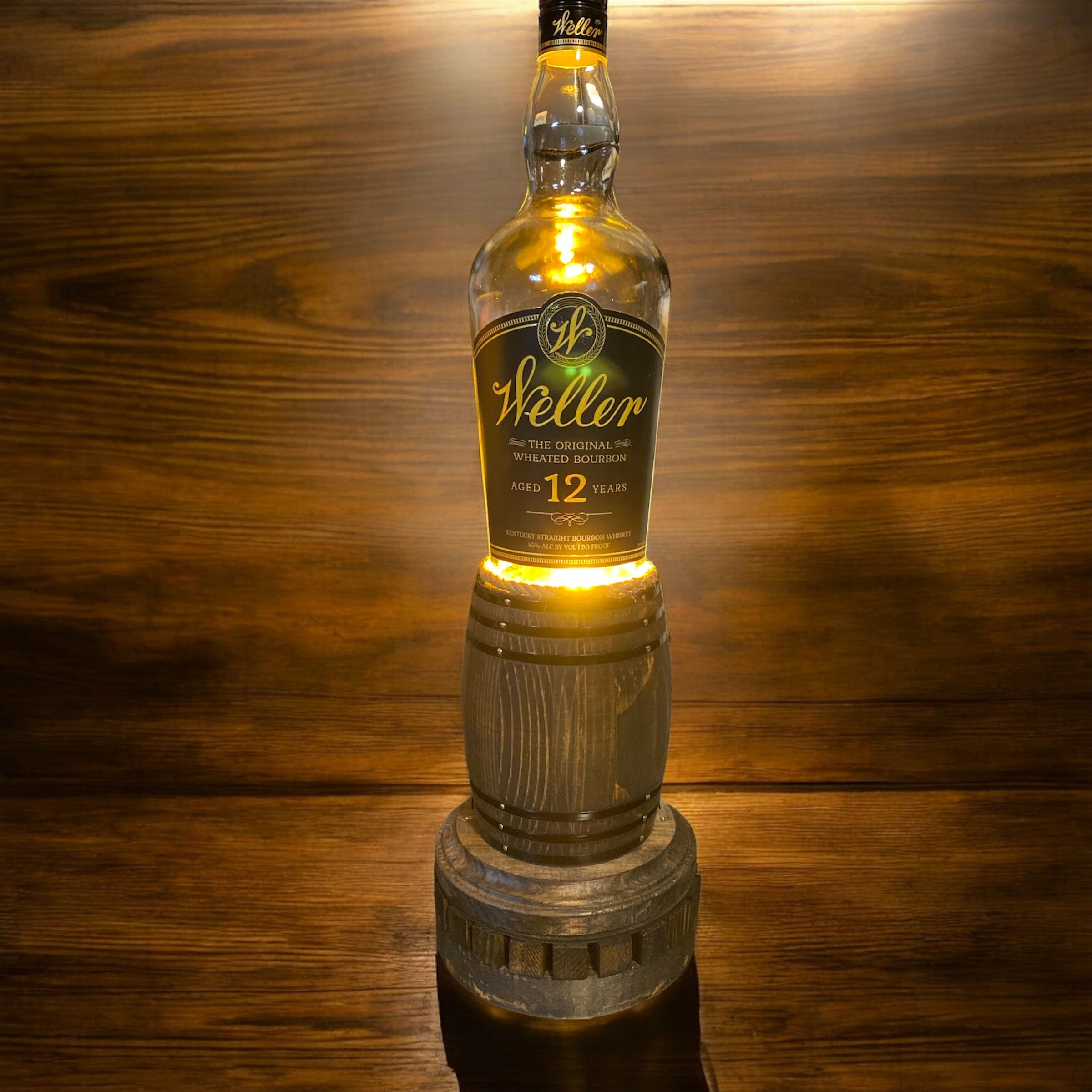 Weller Bourbon 12 Years Barrel Bottle Lamp (Wired)