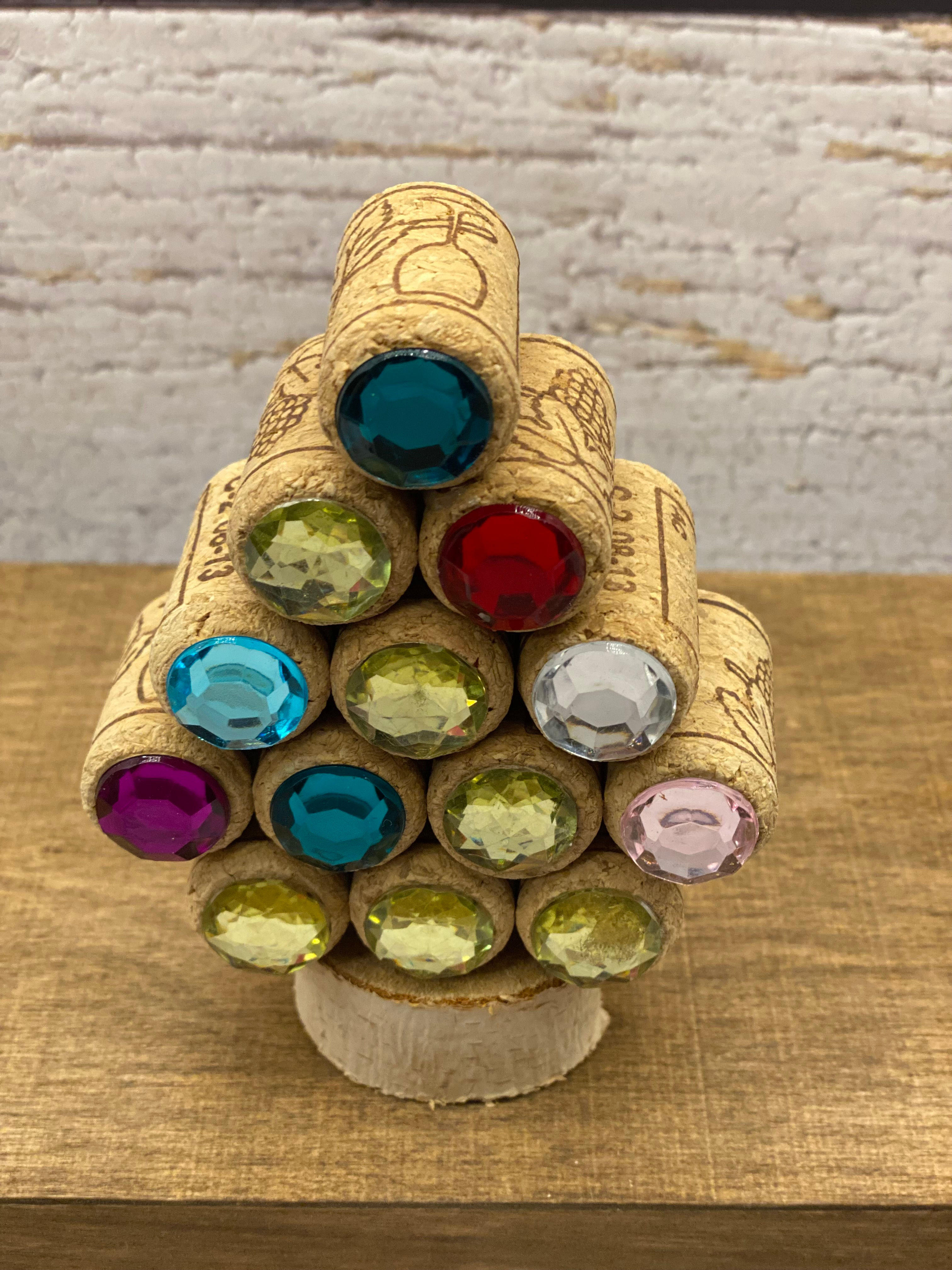 Cork Christmas Tree Ornament