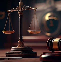 Professional Omaha lawyer at desk with gavel and scales of justice – About Omaha Lawyers Network