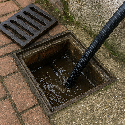 20250522_1109_Unblocking-Drain-with-Hose_simple_compose_01jvvqej7aed4app6da01q57g5.png