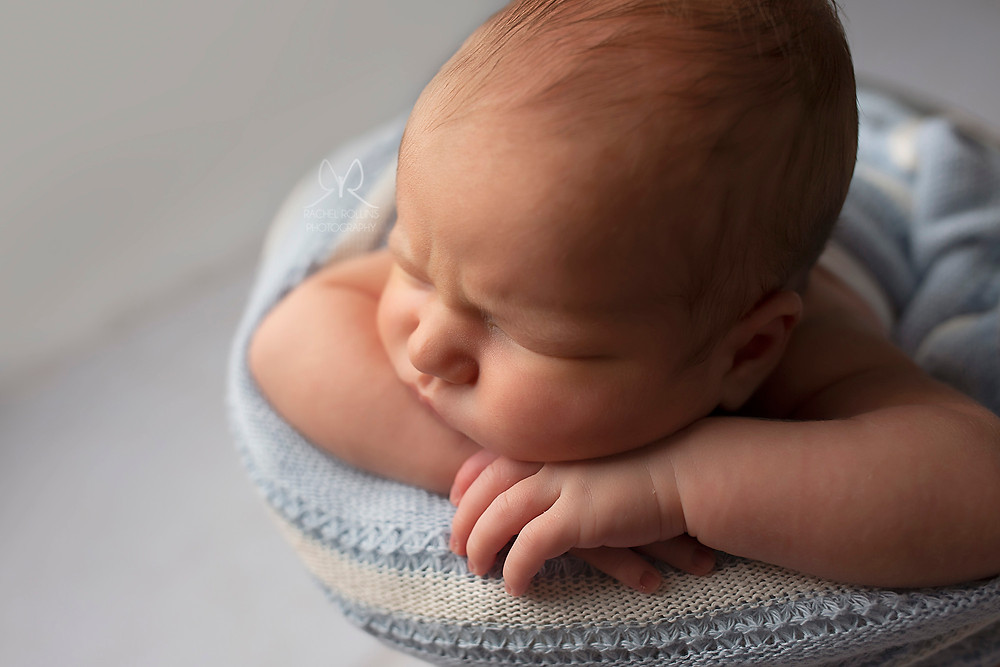 Newborn picture by Grand Rapids photographer Rachel Rollins