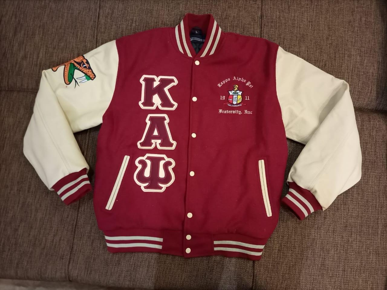 fraternity varsity jacket