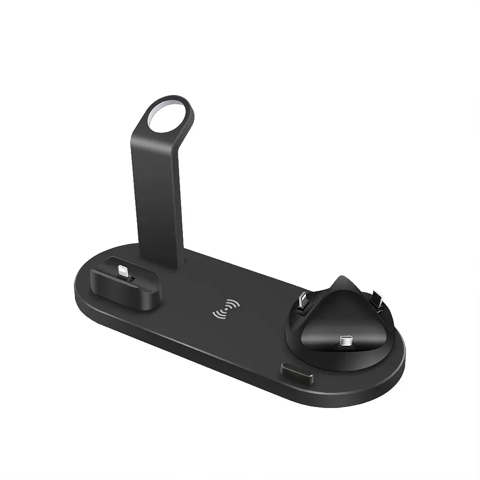 Thumbnail: 7 in 1 30W Wireless Charger Stand Pad For iPhone 15 14 13 Apple Watch
