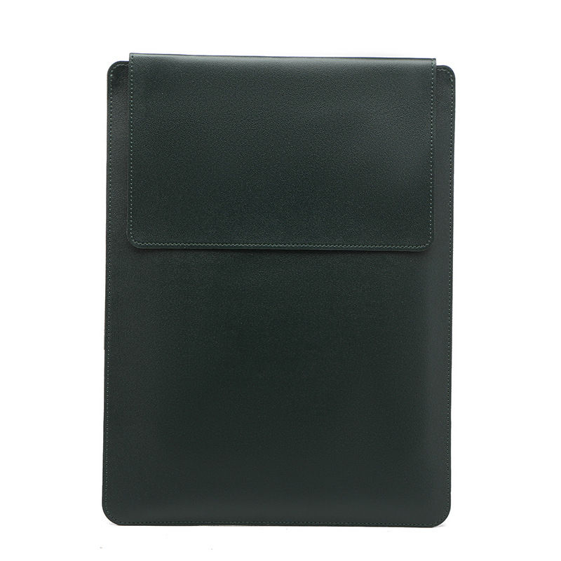 Thumbnail: Portable Leather Laptop Sleeve Case Bag for Macbook Air 12 13 14 15 16 Inch M5 M