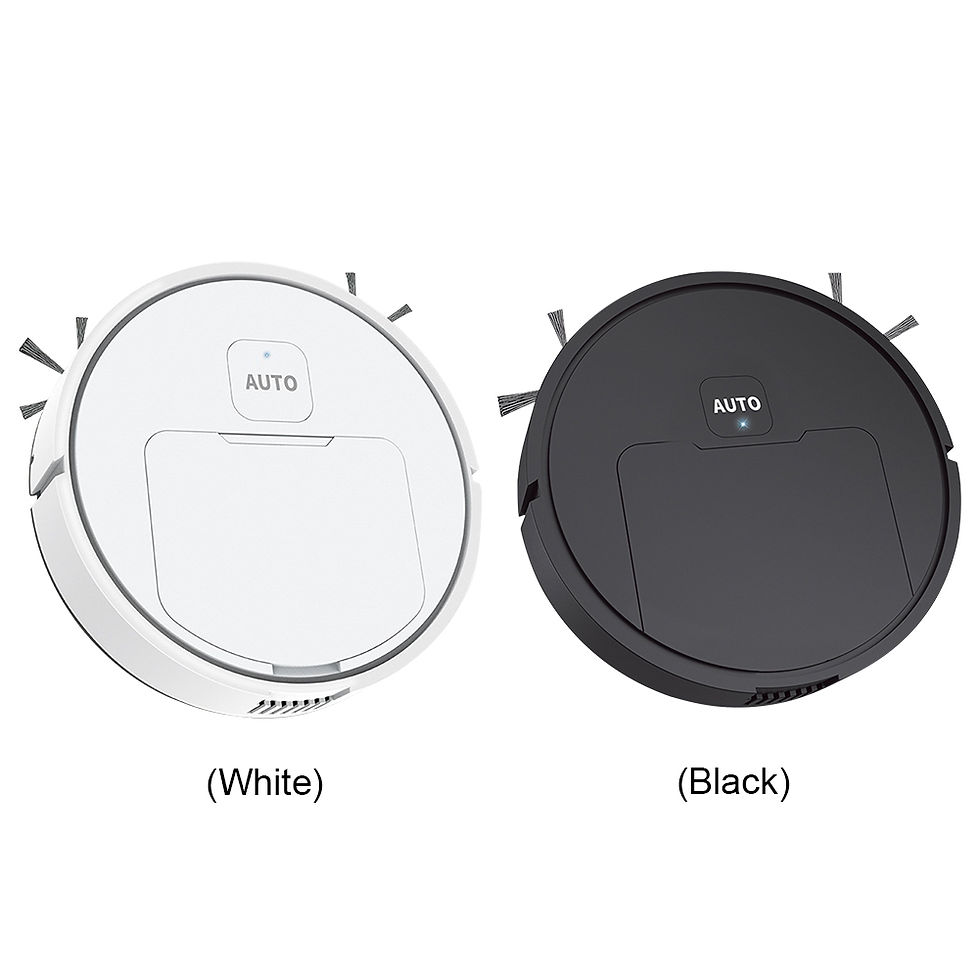 Thumbnail: 3-in-1 Robot Vacuum Cleaner USB Rechargeable 1000Pa Suction Robotic Vacuum and M