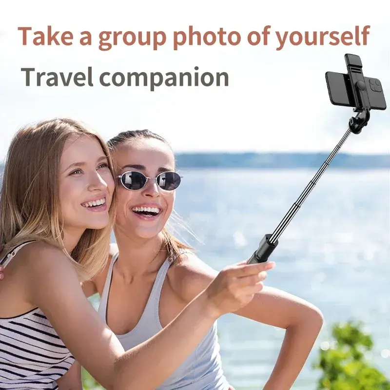 Thumbnail: New 3 In 1 Wireless Selfie Tripod With Fill Light Bluetooth Shutter Remote Contr