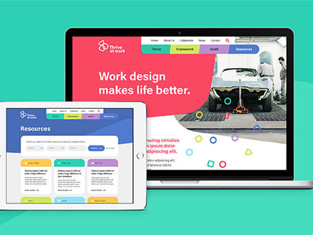 Thrive at Work website, finalist in the Australian Access Awards