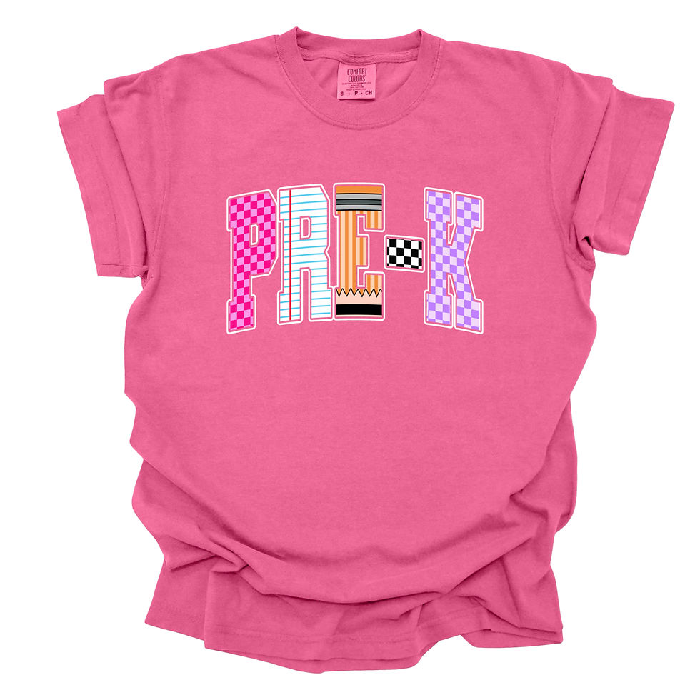 Thumbnail: Checkered Grade Level Tee (Comfort Color)