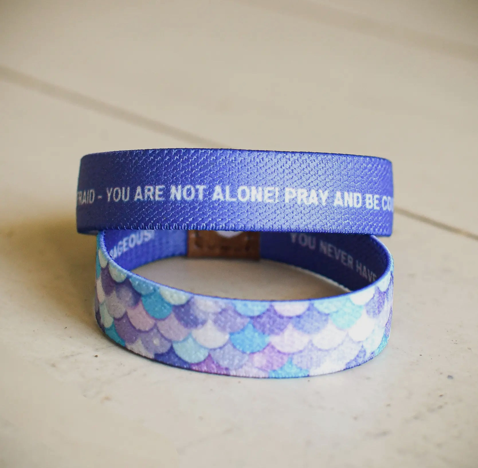 Declaration Bracelet: Never Afraid (Kids)