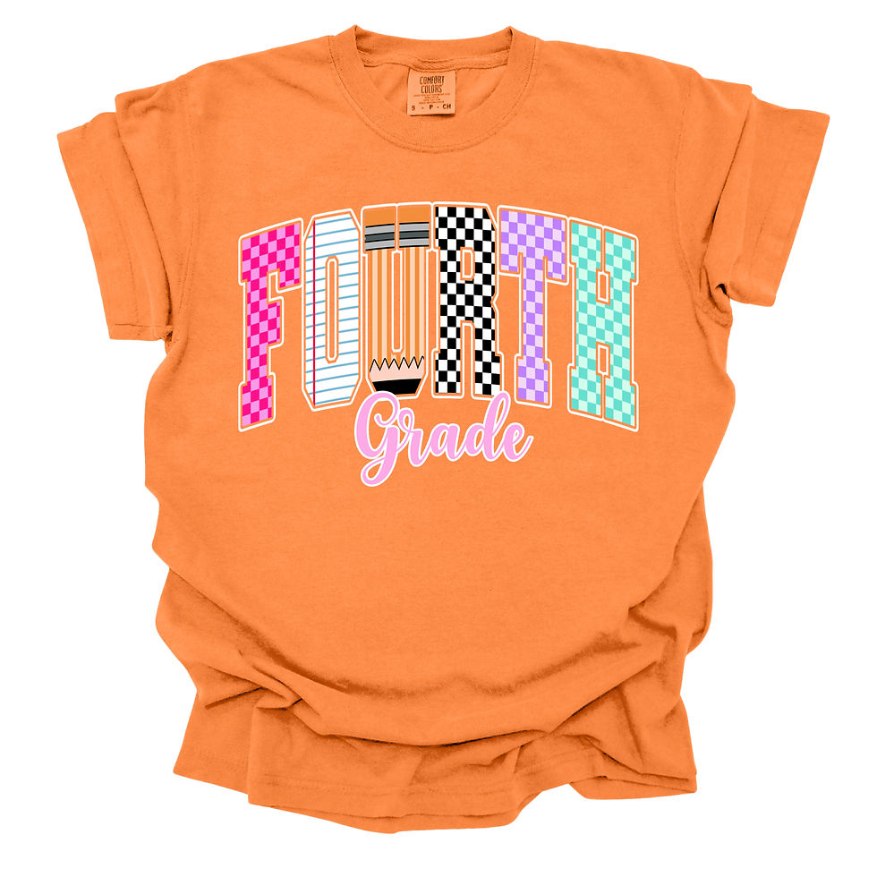 Thumbnail: Checkered Grade Level Tee (Comfort Color)