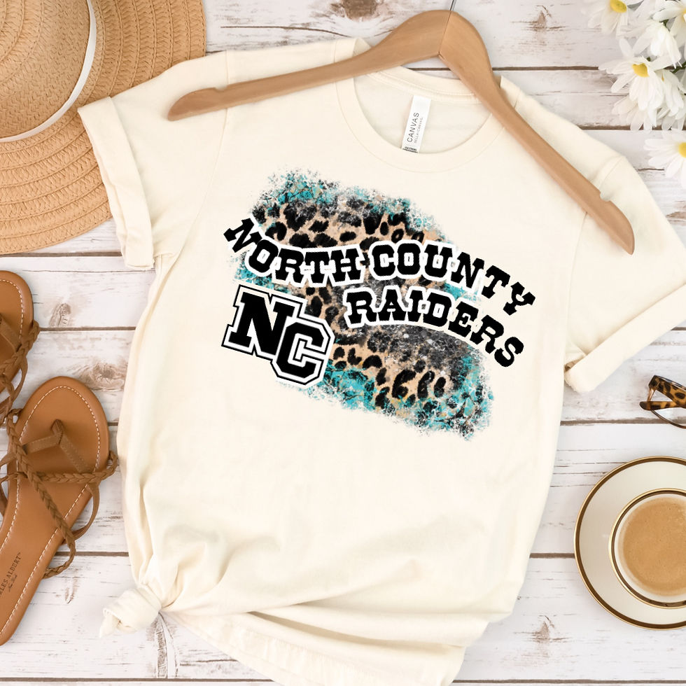 Thumbnail: Turquoise Leopard Team Tee