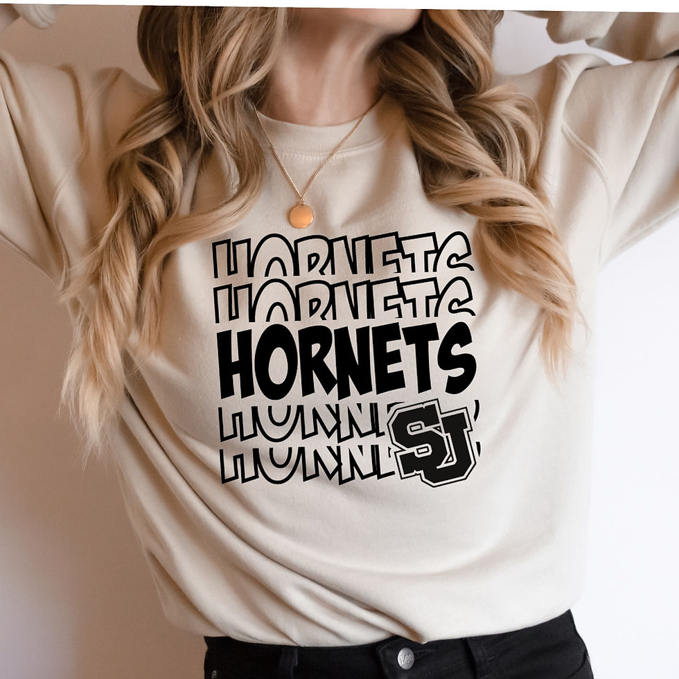 Thumbnail: Split Repeat Mascot Team Sweatshirt