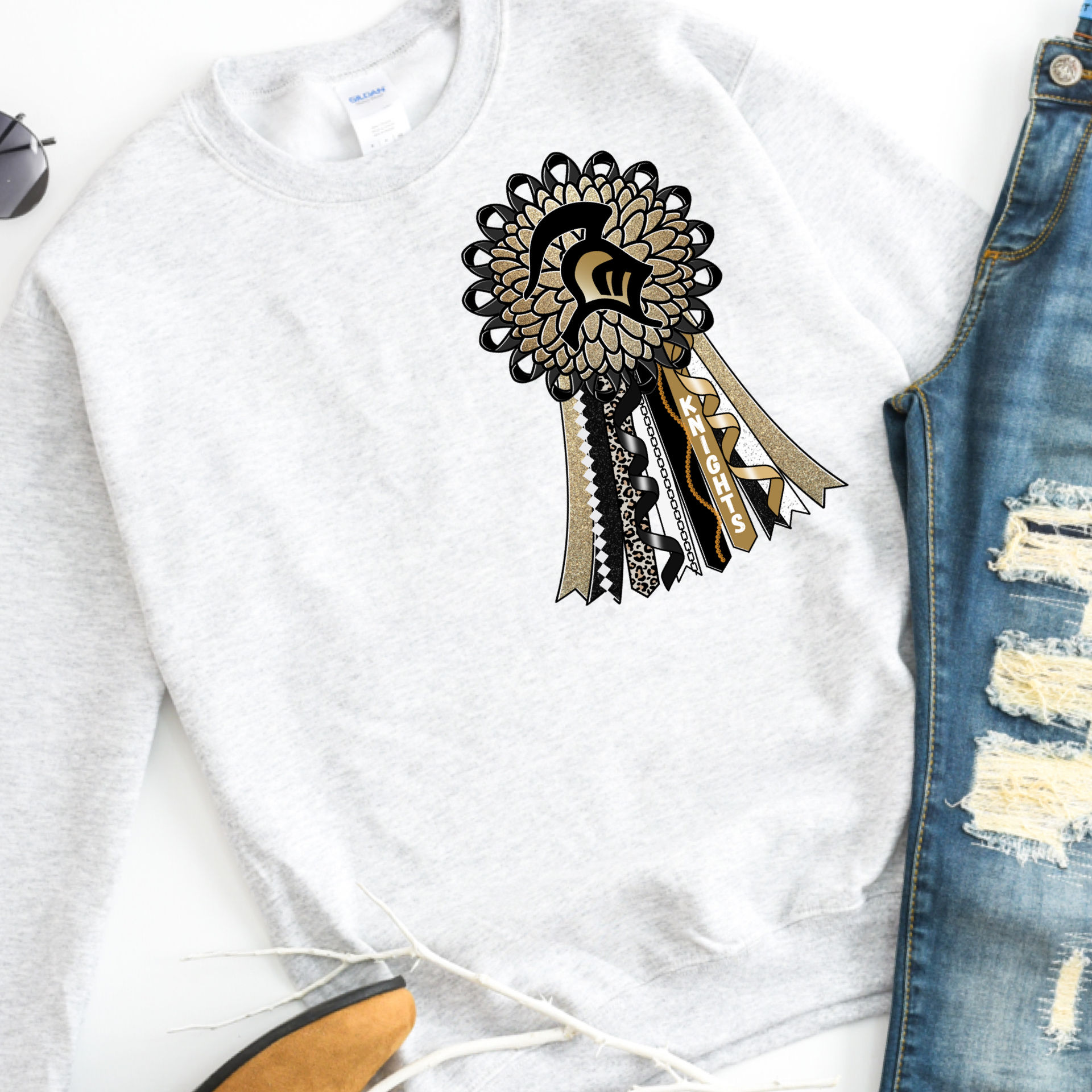 Mum Ribbon Team Sweatshirt