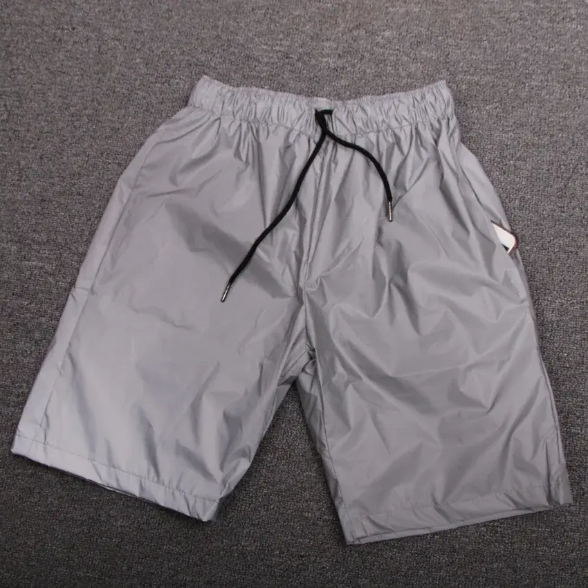 Miniatura: Boy Summer Casual Reflective Hip Hop Shorts Nightclub Short Pants Sportwear Men