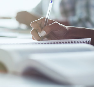 Writing in Notebook