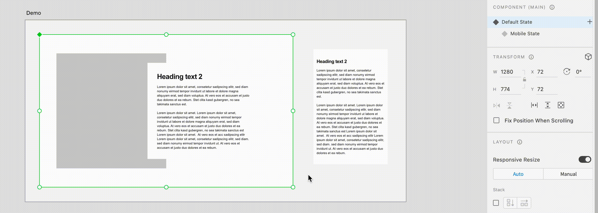 RDS components optimization