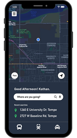 Transit User Interface Transit Application Case Study | Kathan Shah Designs