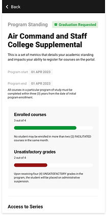 Visualize student progress with progress bars