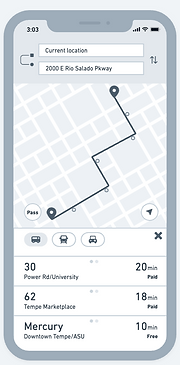 Bus Details Screen 1 Wireframe
