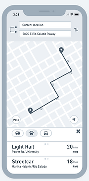 Train Details Screen Wireframe
