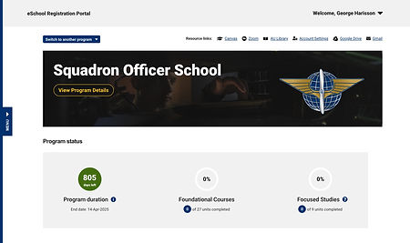 A program status component design while menu is collapsed