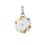 Thumbnail: Links of London Sterling Silver & 18kt Yellow Gold Vermeil Poker Cards Charm