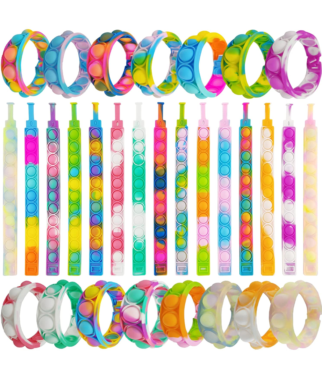 Multicolor Wristband Fidget Bracelet