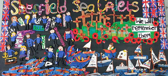 Gill's Clay Creations worked for Ignite Imaginations and the Sheffield Sea Cadets and created this wonderful clay picture.