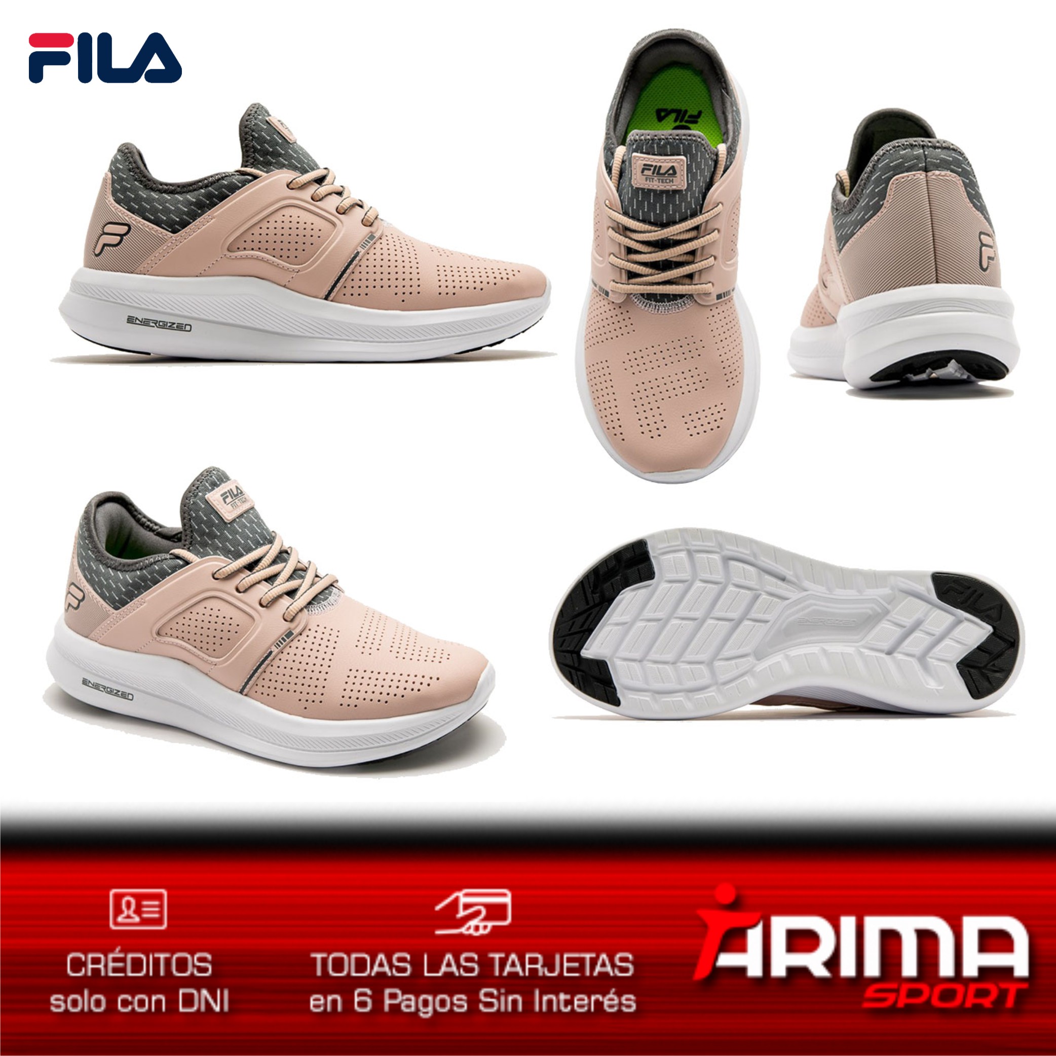zapatillas fila energized rubber