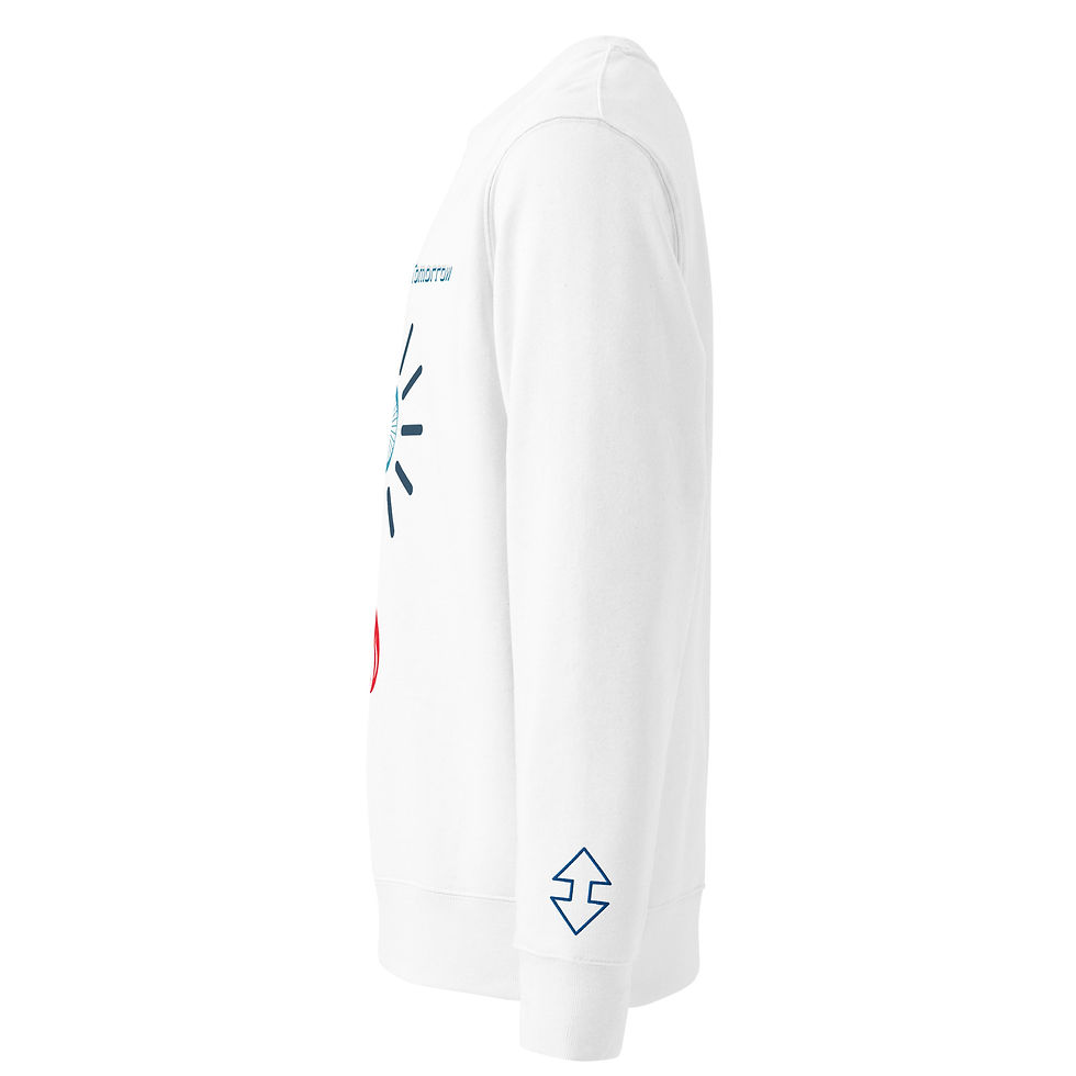 Thumbnail: Gaurdian of Tomorrow by FutureVirtue - Unisex eco sweatshirt