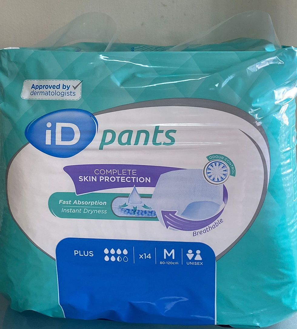 Thumbnail: iD Pants Plus Adult Diapers (Medium OR Large) 14 pcs per bag