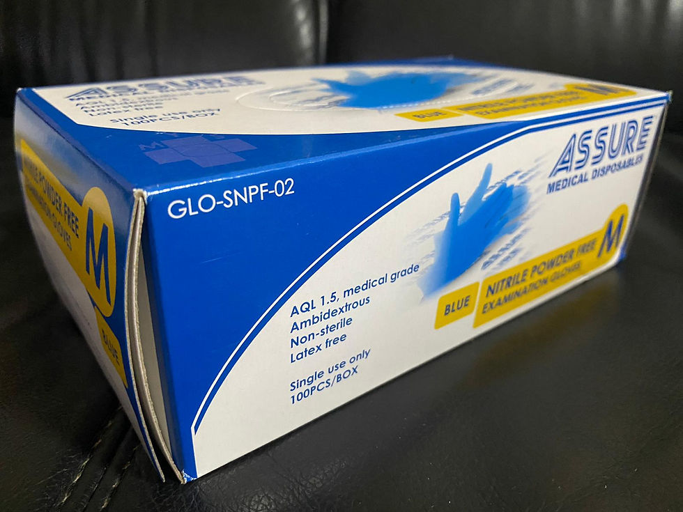 Thumbnail: ASSURE Soft Nitrile Examination Gloves Powder-Free 100 Pc/Box