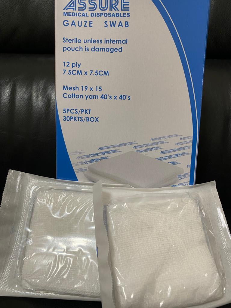 ASSURE Gauze Swab 1 box = 30 packets