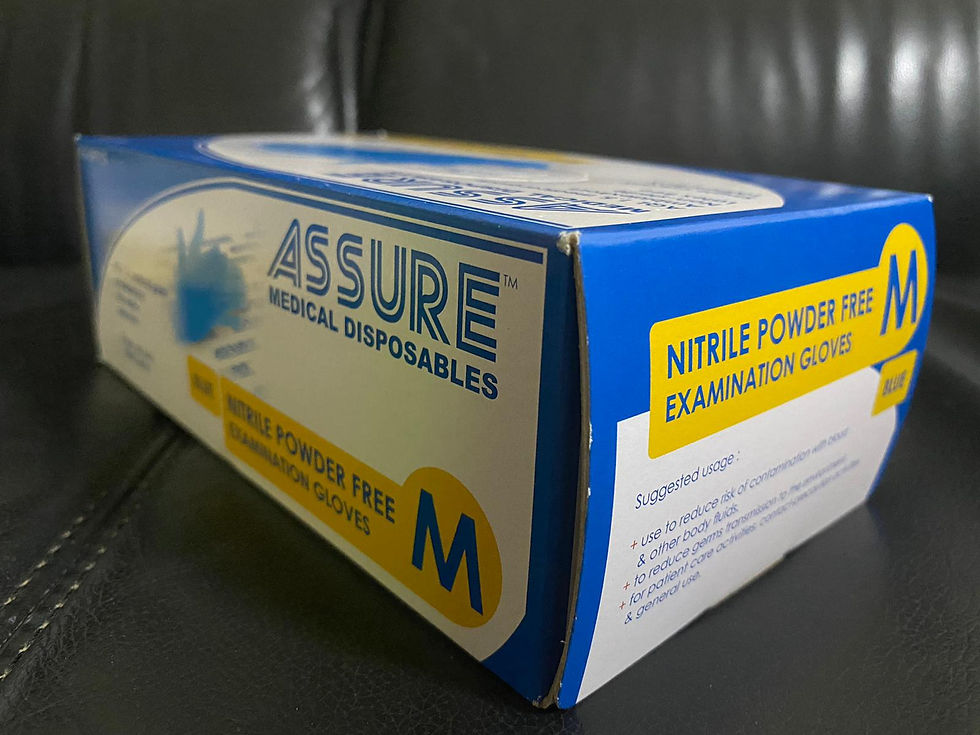 Thumbnail: ASSURE Soft Nitrile Examination Gloves Powder-Free 100 Pc/Box