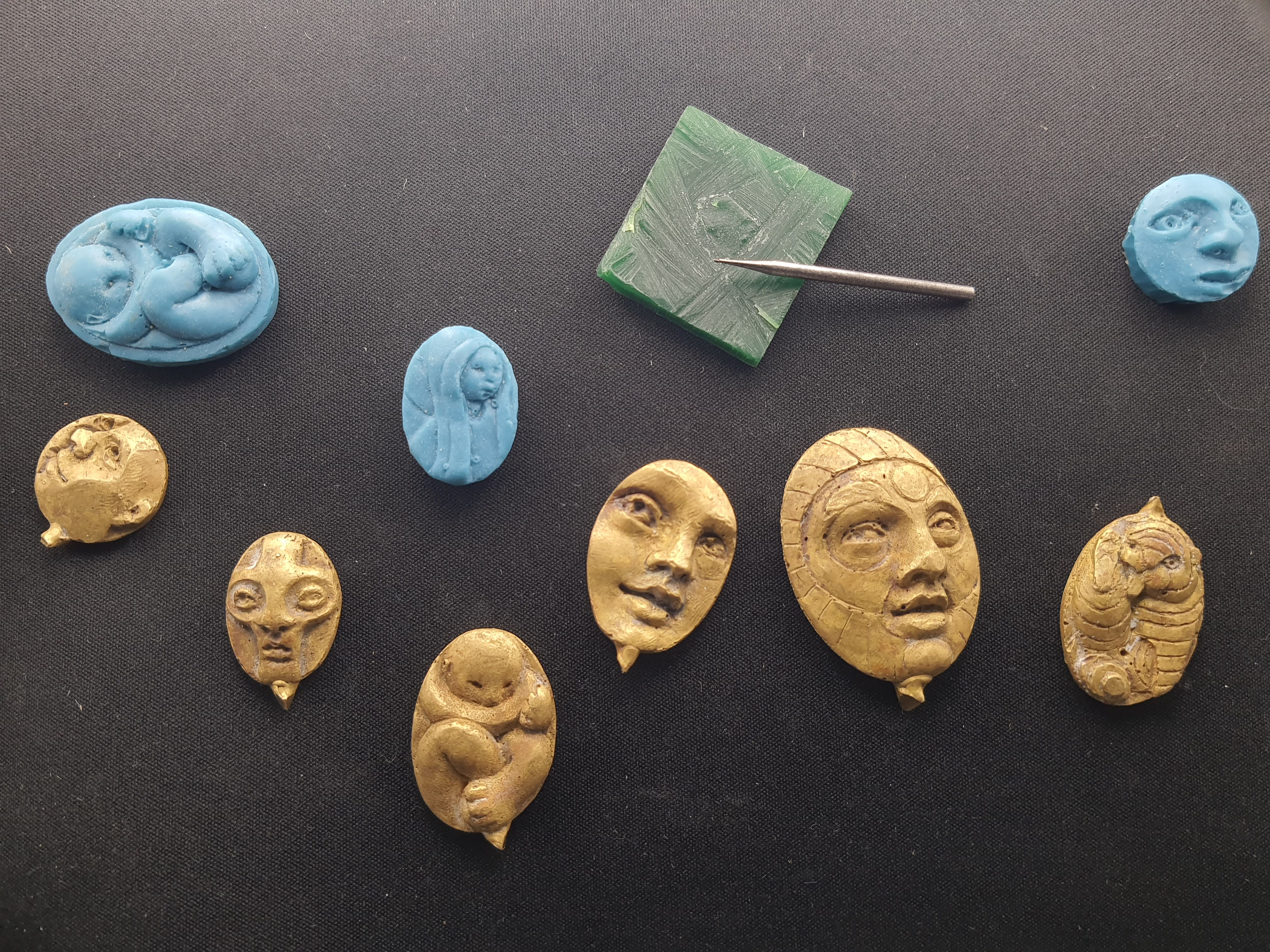 silver, gold or brass on demand