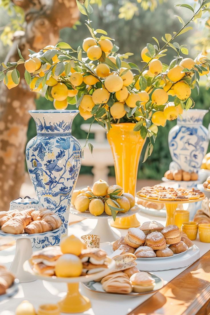 jardin décoré pour baby shower à Cournon-d’Auvergne