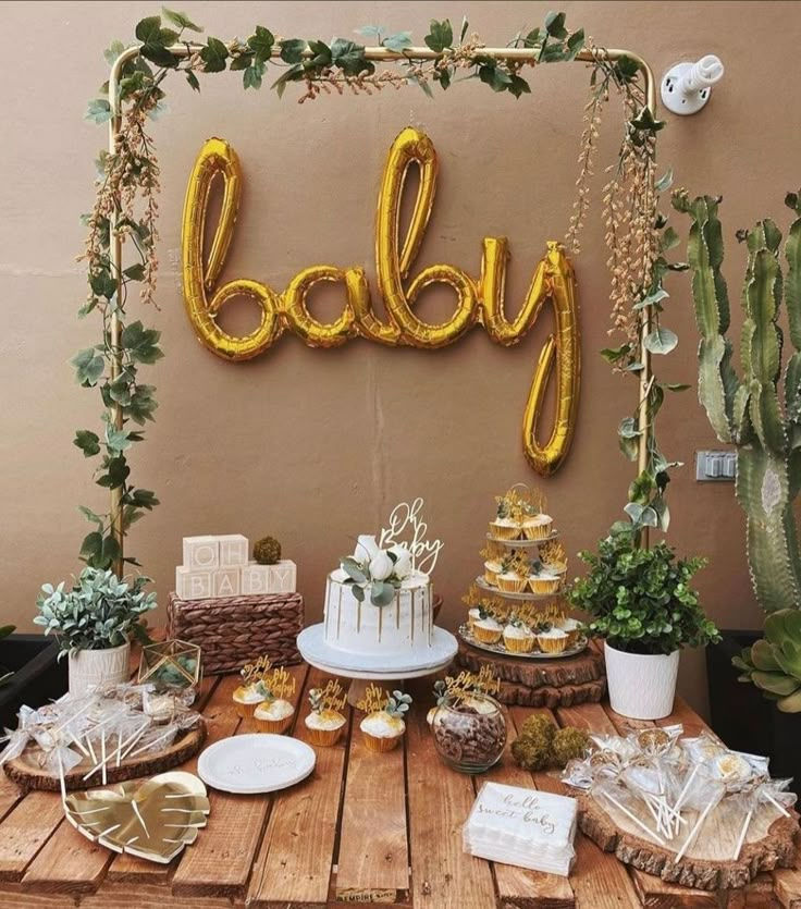 Décoration florale et buffet pastel lors d’une baby shower au Plessis-Robinson