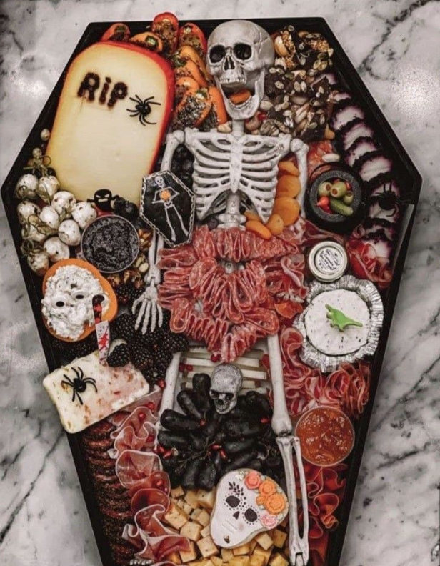 grazing table halloween party Los angeles