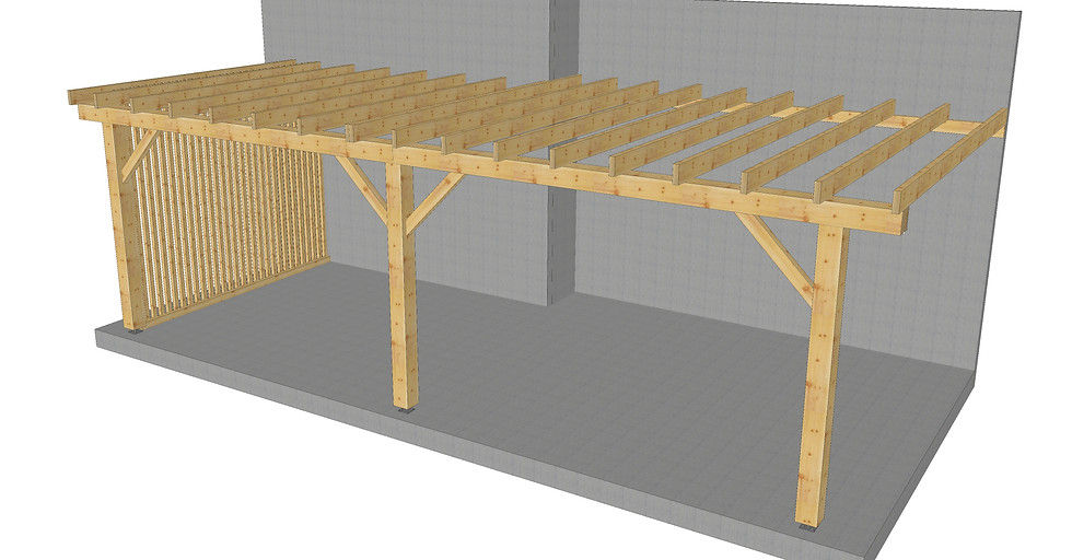 Miniature : Pergola Bois