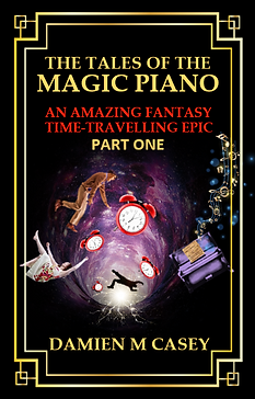 Time-travellers falling through the wormhole of time.