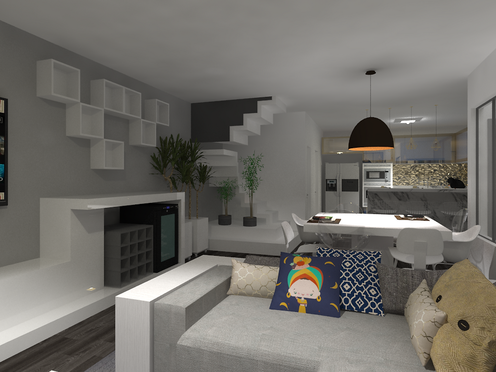 SALA E COZINHA