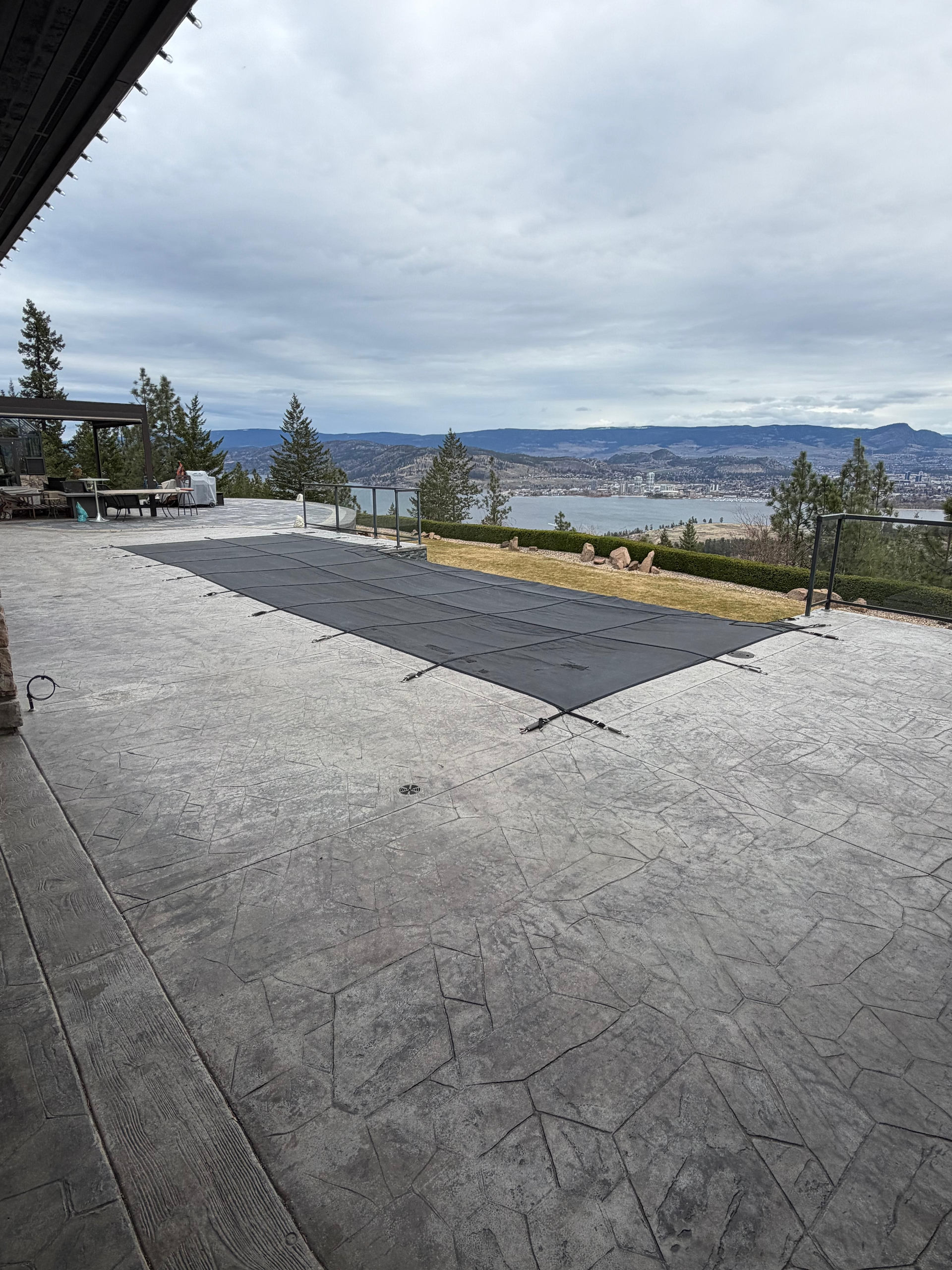 Before - failed sealer concrete reconditioning needed