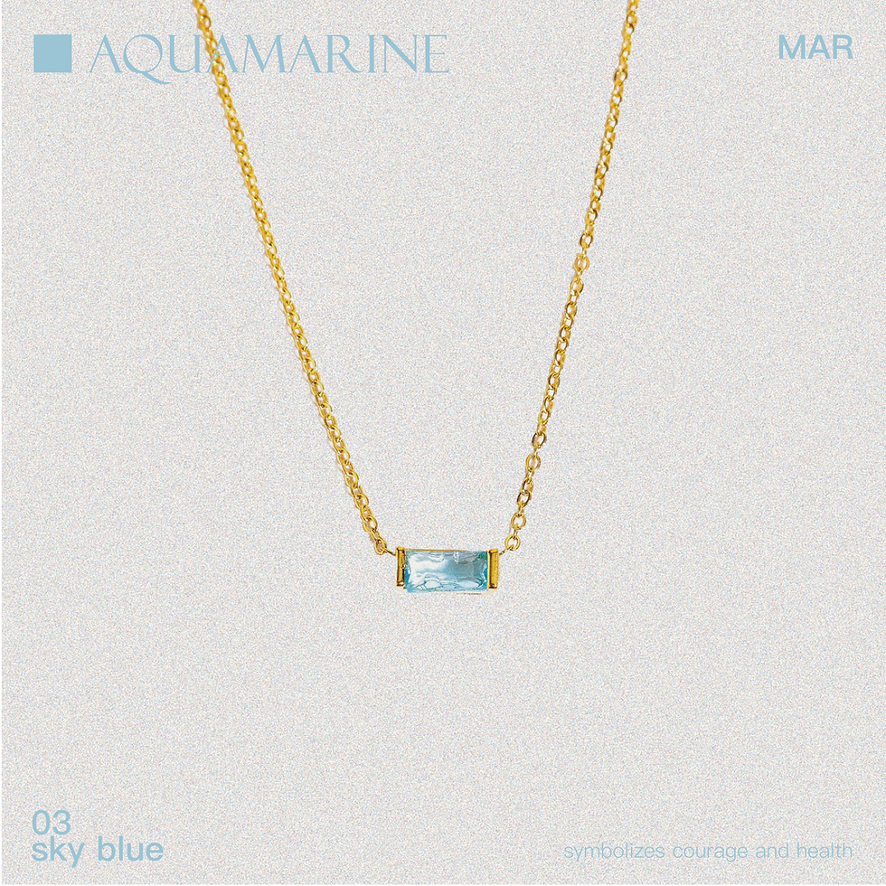 Thumbnail: birthstone pendant bracelet