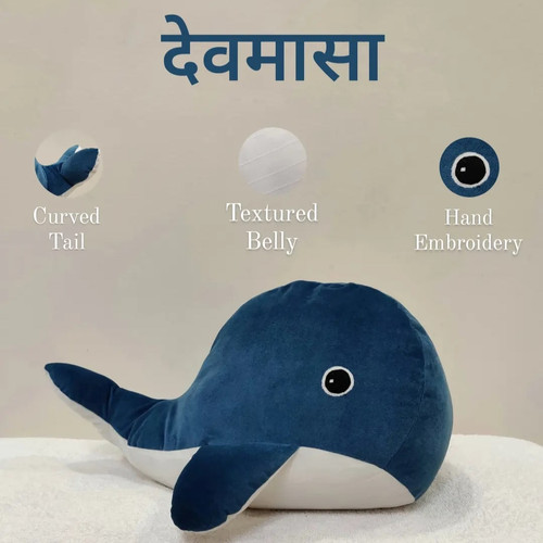 Devmasa देवमासा aka Whale Plushie | Mithilalalalala