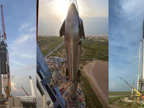 Así de imponente es el Starship de Elon Musk y SpaceX: 120 metros de altura "El mas alto y potente"