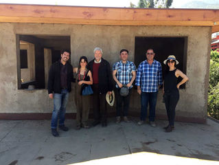 Visita del arquitecto Alemán Gernot Minke en Ayma