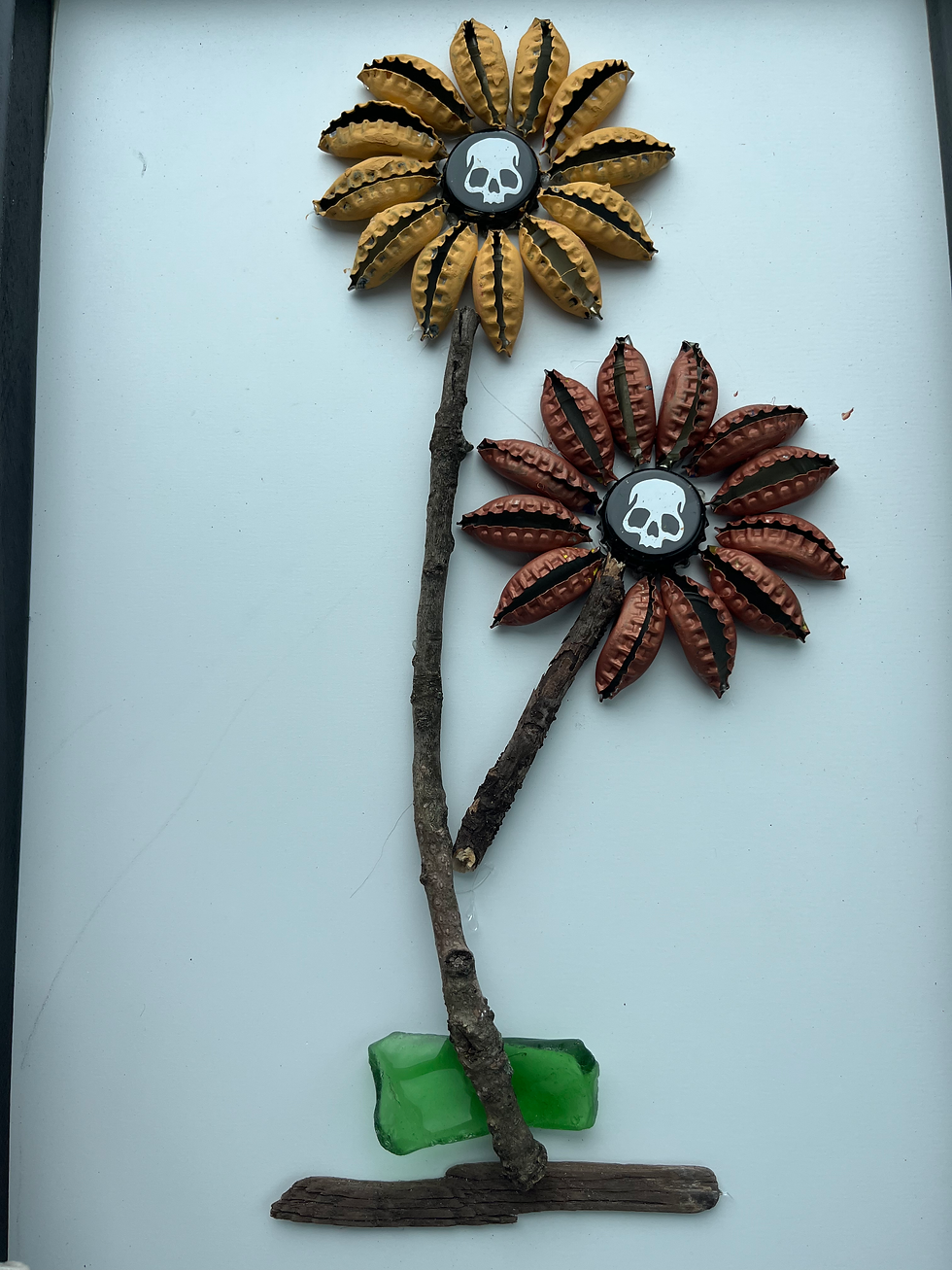 One-of-a-Kind Recycled Cap Wall Art – Made to Order