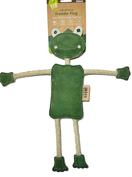 Eco Dog Toy Freddie Frog