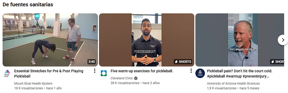 Video de estiramientos para recuperación después de pickleball o pilates